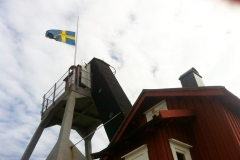Avsked av Elly Pettersson flaggan på lotsutkiken